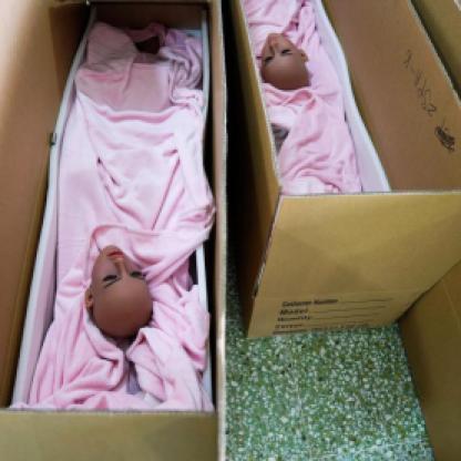 Sex Dolls em caixas